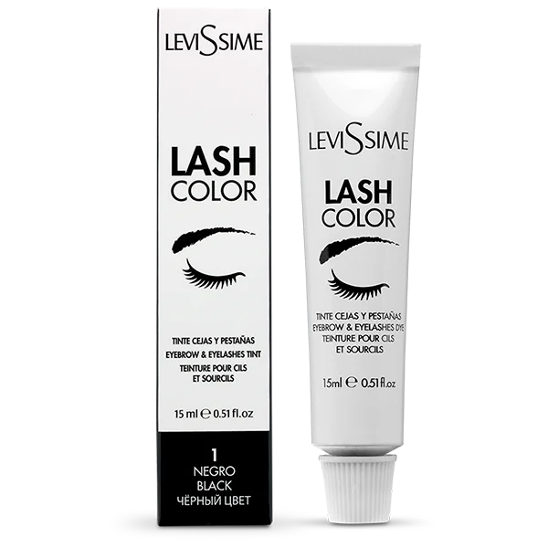LeviSsime ripsme- ja kulmuvärv nr. 1 must, 15 ml
