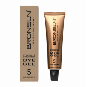 esteepro_bronsun_dye_5 Hübriidvärv Bronsun ripsme- ja kulmuvärv nr.5 helepruun, 15 ml