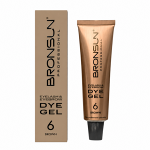 esteepro_bronsun_dye_6 Hübriidvärv Bronsun ripsme- ja kulmuvärv nr.6 pruun, 15 ml
